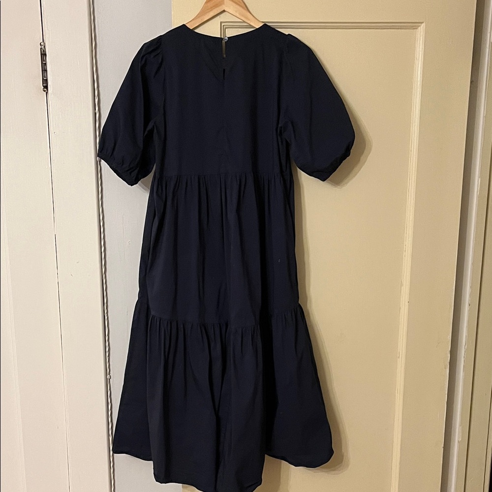 Code Mode Navy Tiered Dress - Picture 2 of 3